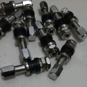 (20 PCS) Pentil Besi Panjang TR43E 45cm untuk Motor dan Mobil | Mur Bawah | Hemat Cepat | Pengiriman 1x24 Jam