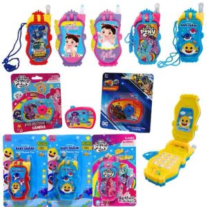 โทรศัพท์ฝาพับ มีเสียง มีไฟ Baby Shark โพนี่ Transformers / กล้องโปรเจคเตอร์ ฉายภาพได้ 8 ภาพ มีไฟ ลิขสิทธิ์แท้ ของขวัญ ของแจกเด็ก