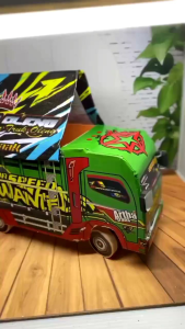 PROMO MAINAN ANAK TRUK OLENG KAYU REMOTE CONTROL NEED FOR SPEED TERLARIS DI LENGKAPI LAMPU DAN TERPAL