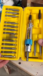 Obeng Drift Bit Bolak Balik 2 in 1 Drive HSS 20Set