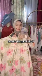 Baju Gamis Model Baru 2024 & Gamis Crinkle Motif Terbaru