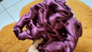 Hair tie hair band hair elastic or ponytail holder.