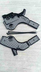 TUTUP RANGKA KLX 150 COVER RANGKA KLX 150 CARBON CELUP WTP MOTIF SPREDTOW / CATUR