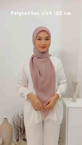 ARINTA - Hijab Segi Empat Polycotton Premium Size 130 cm Jumbo Syar’i