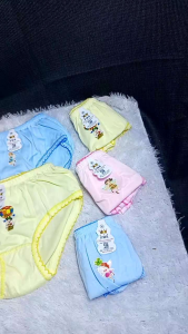 6 Pcs Celana Dalam Anak Perempuan Cangcut Cewek Polos Bahan Katun
