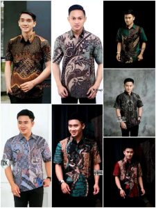 Atasan Seragam Kantor Kemeja Lengan Pendek M L XL XXL