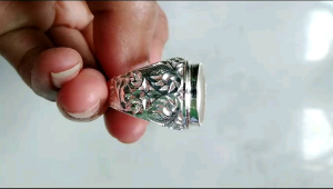 emban/cincin perak ukir