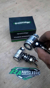 Murah COD Lampu Sein Motor CB Led Bahan Stainless Import Model Palu Sultan Pnp Cb Gl Mp Tiger 2Pcs