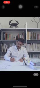 Đèn trần trang trí tích hợp quạt điều khiển thông minh. Mô phỏng kiểu dáng Máy Bay Avatar 2