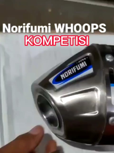 Knalpot Norifumi Kompetisi WHOOPS CRF 150 L KLX BF DTRACKER WR 155 Stainless ORIGINAL