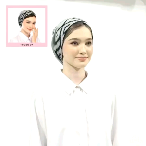Turban hijab beanie topi kemo - Troso 29