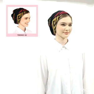 Turban hijab beanie topi kemo- Troso 32