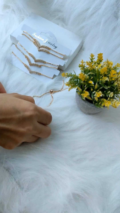 Gelang tangan serut Fujigelang tangan anti karatgelang serut wanita