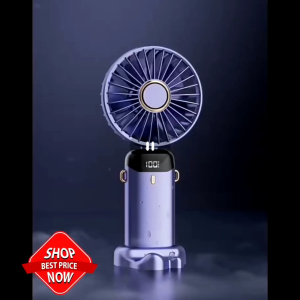 Kipas Angin Mini 10000mAh Portabel 5 Speed dengan Aromaterapi