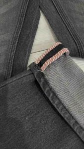 RoosterDenim - Celana Jeans Denim Pria Selvedge Stretch Panjang Cowok AbuTua