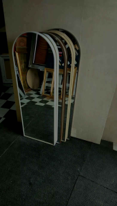 Cermin dinding oval/Cermin estetik/cermin wastafel/Cermin kamar mandi/Cermin wajah/Cermin full body/cermin rias