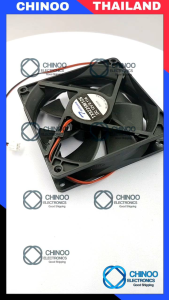 TX9225M12S มอเตอร์พัดลม ระบายความร้อน DC12V 0.17A ดำ 9.2Cm. พัดลม ระบายอากาศ CHINOO THAILAND