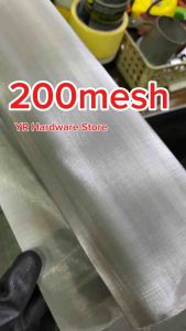 200mesh Stainless Steel Wire Mesh SS304 Netting Fine Filter 200mesh