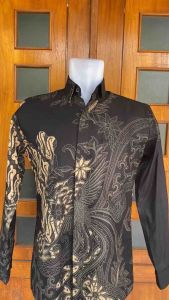 Motif PARANGSELING Kemeja Batik Pria Lengan Panjang Solo Bahan Katun