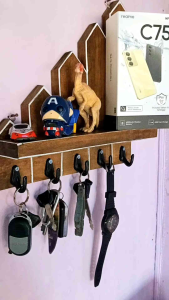 RAK DINDING/RAK GANTUNGAN KUNCI / RAK TEMPEL /KAPSTOK-HANGER