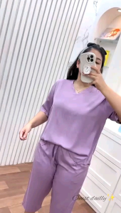 ONESET DAILY//SETELAN CP POLOS ANNISA//SETCEL RAYON TWILL LENGAN PENDEK