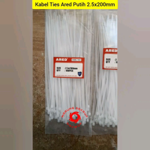 (1 Pack) Kabel Ties 2.5x200mm / Kabel Tis / Cable Ties 20cm (100 pcs)