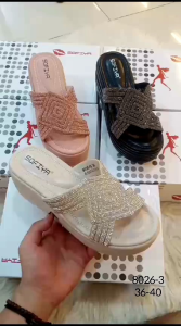 SANDAL WEDGES IMPORT WANITA SOFIYA 8026-3
