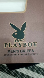 MENS BRIEF BOXER UNDERWEAR PLAYBOY CONTOUR CONFORMING COTTON