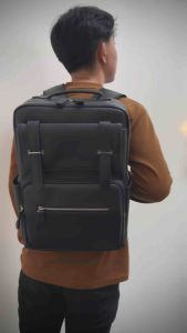 Balo Da Nhăn thời trang cao cấp Mới Nhất đựng vùa loptop 15.6 in