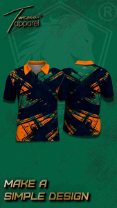 Jersey golf berkerah full printing dewasa lengan pendek dryfit