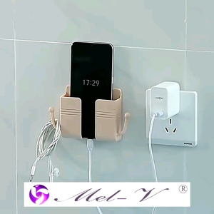 Rak handphone tempel dinding + cantolan kabel hp remote