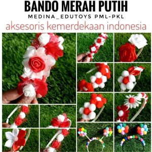 bando merah putih | aksesoris kemerdekaan republik indonesia | bando hut RI | bando kemerdekaan merah putih bando karnaval bando tuing bando tuing2 bando agustusan