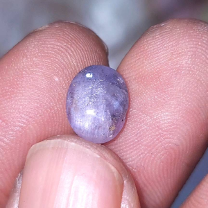 Batu natural light purple star sapphire ceylon safir srilanka no treatment