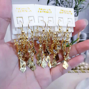 Anting Jurai Xuping Lapis Emas: Aksesoris Perhiasan Kualitas Tinggi