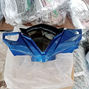 COVER BODY BATOK DEPAN PLUS VISOR SPIDOMETER HONDA BEAT NEW 2017 2018 2019 BIRU