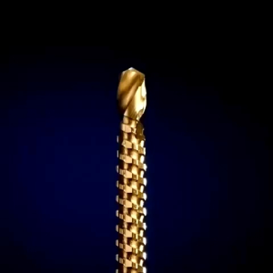 mata bor bisa lubang dan potong 6pcs titanium HSS