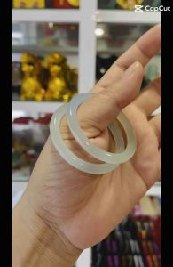 Vòng tay đá Mã Não bản đủa đa sắc màu siêu xinh cho bé gái nhỏ.