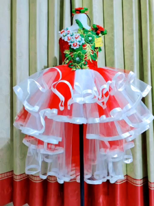 GAUN PAWAI MERAH PUTIH USIA 1-12 THN