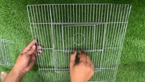 Galvanized Double Door Cage DIY Door for Hamsters Birds Rats Chickens Exotic Animals Diy pet sliding door