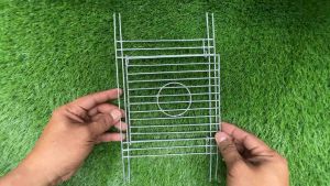 SMALL Galvanized DIY DOOR DOOR FOR CAGE PET DOOR BIRDS TRAP DOOR