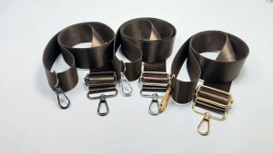 Tali Tas Selempang Poliester Halus Pria & Wanita Coklat Polos Panjang 125cm