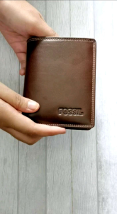 Dompet Pria wanita Full Kulit DP-102 - Cokelat