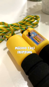 Skipping Rope Alat Olahraga Tali Fitness Aksesoris Counter Hitung Gym Jump Jumping Loncat