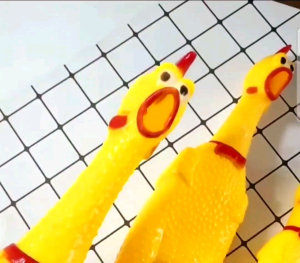 DM230 ไก่โอ๊กๆๆ  Shrilling Chiken ของเล่นส่งเสียง🔊   🐶ของเล่นสุนัข 🐱ของเล่นแมว