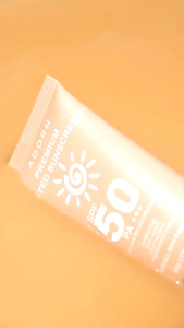 ADORN Premium Tinted Sunscreen SPF50 PA+++ | UVA/UBV BROAD SPECTRUM | HYDRATING | ANTI AGING | LIGHTWEIGHT | 50G | FRAGRANCE FREE | For ALL Skin Types