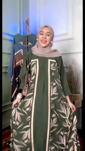 Kaftan tulip bahan rayon premium adem tebal BUSUI friendly LD 160 XXXL