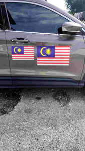 Magnet Bendera Malaysia Kereta (Waterproof) Jalur Gemilang Merdeka Bendera Malaysia Flag Waterproof