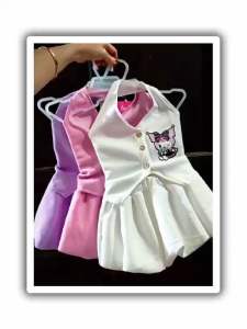 ✓KUROMI BUBBLES SKIRT TERNO FOR KIDS 1-8 YRS OLD