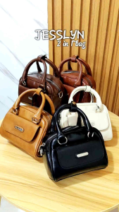 Jesslyn 2in1 bag by Biru Tsabita tas wanita kulit glossy