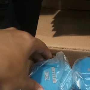 Kettler Neoprene Dumbbell - 6kg/pair 701-020 Light Blue 100% original seperti gambar